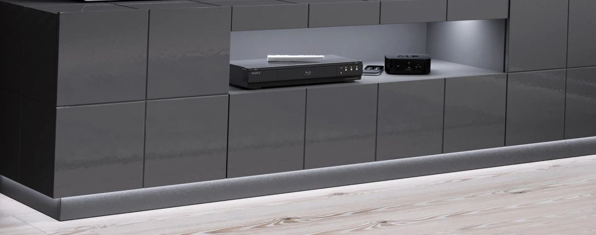 Cama LED lighting RTV cabinet REJA white