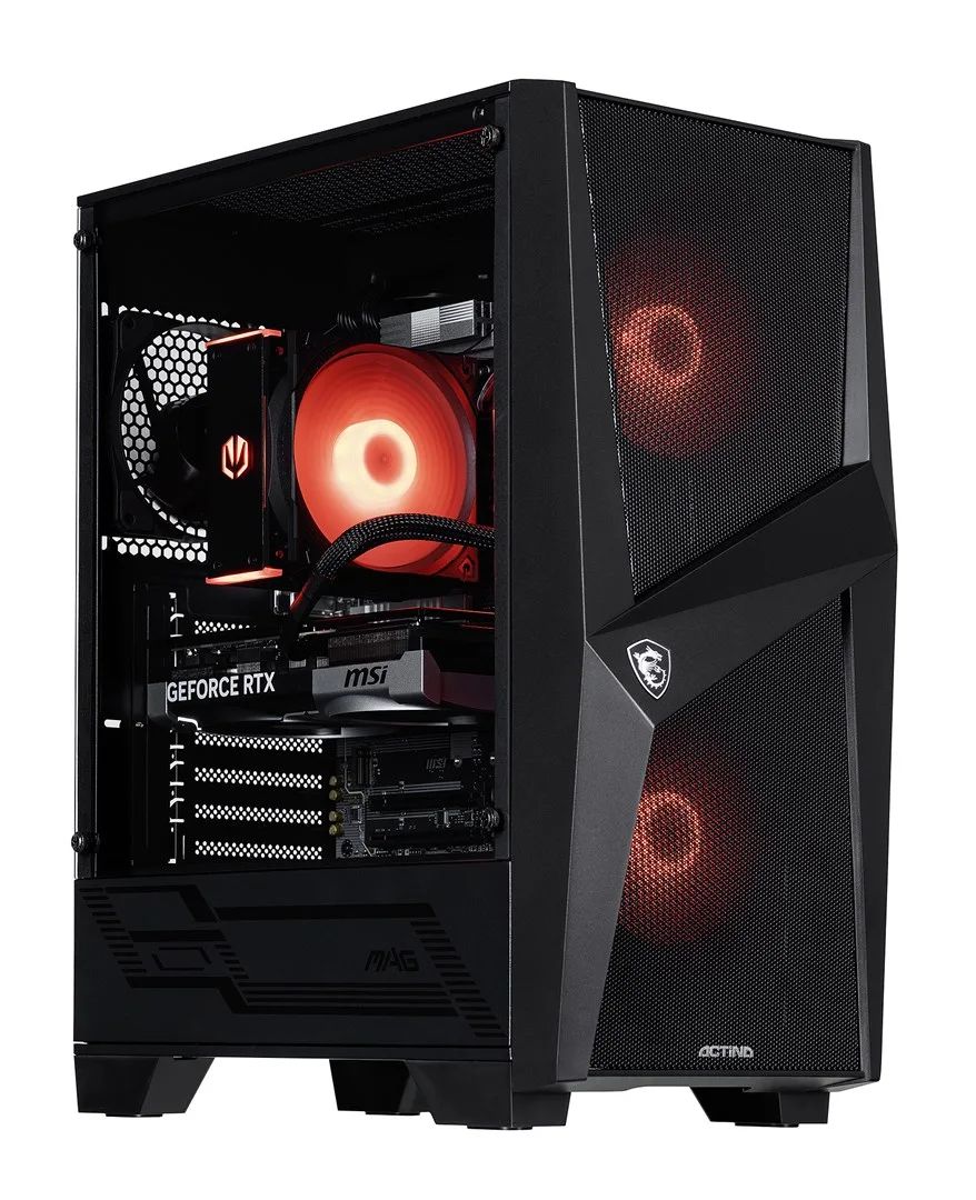 Actina 5901443421566 PC AMD Ryzen™ 5 7500F 32 GB DDR5-SDRAM 1 TB SSD NVIDIA GeForce RTX 5070 Midi Tower Black