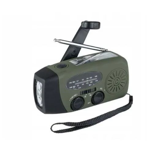 Fosco Outdoormen Edit emergency radio. Solar-Dynamo