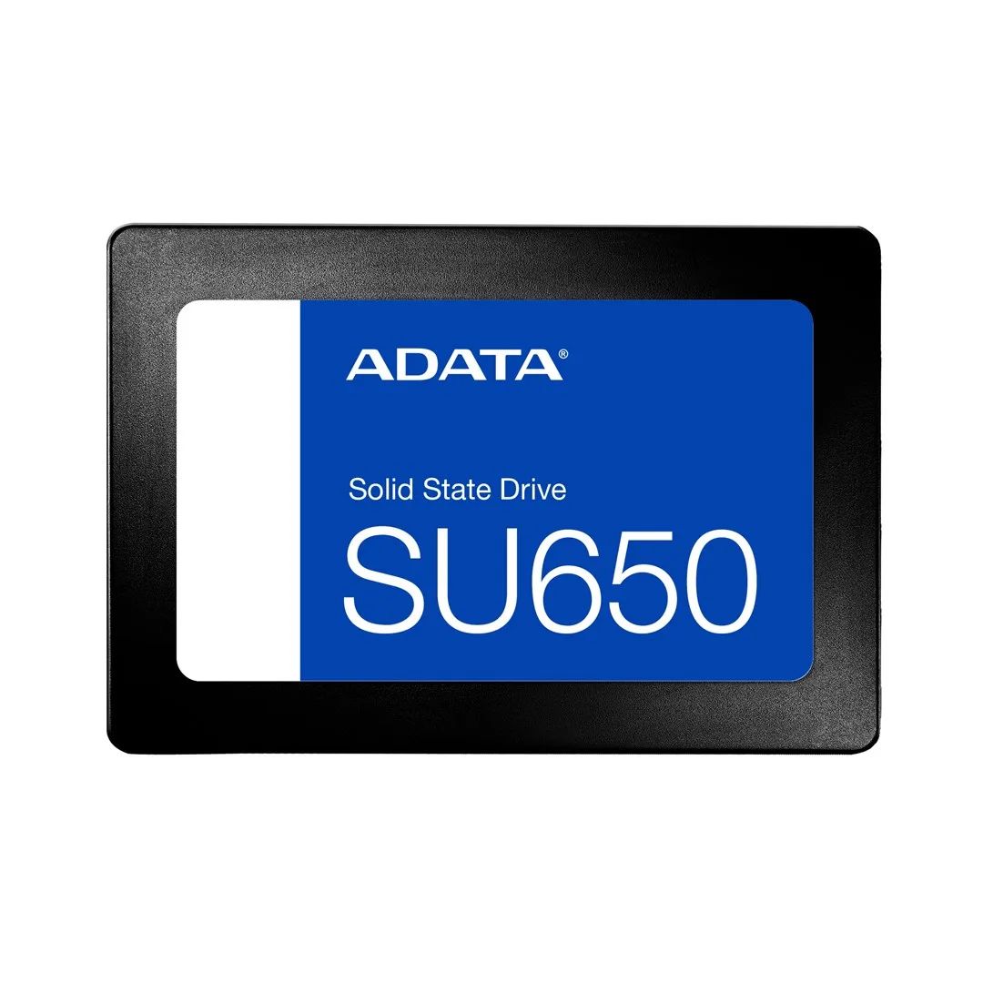 SSD|ADATA|SU650|512GB|SATA 3.0|Write speed 450 MBytes/sec|Read speed 520 MBytes/sec|2,5"|TBW 140 TB|MTBF 2000000 hours|ASU650SS-512GT-R