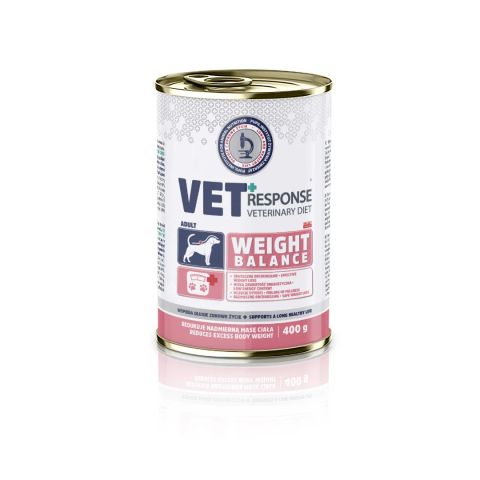 VET RESPONSE Weight balance - wet dog food - 400g