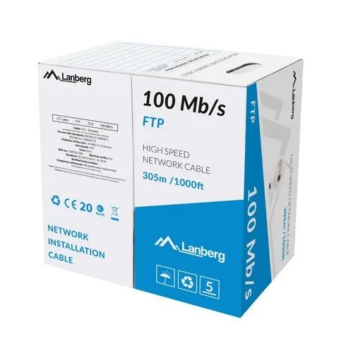 LANBERG LAN FTP CABLE 100MB/S 305M CORD CCA GREY