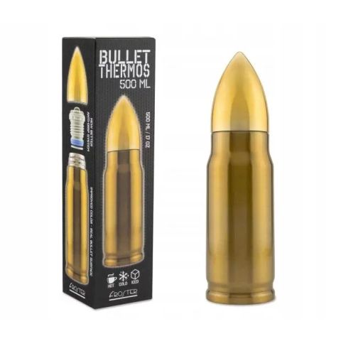 Bullet Brass thermos cartridge 500 ml