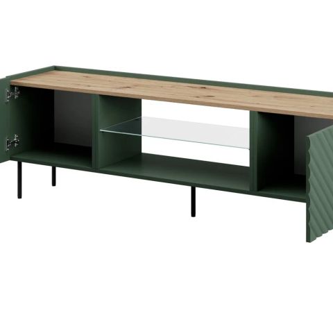 EF ONDA RTV cabinet 180.5x40xH58.39 green (standing or wall mounted)