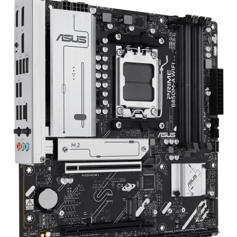 Mainboard|ASUS|AMD B850|SAM5|Micro-ATX|Memory DDR5|Memory slots 4|1xPCI-Express 4.0 16x|1xPCI-Express 5.0 16x|3xM.2|1xHDMI|2xDisplayPort|4xUSB 2.0|4xUSB 3.2|1xRJ45|3xAudio port|PRIMEB850M-AWIFI