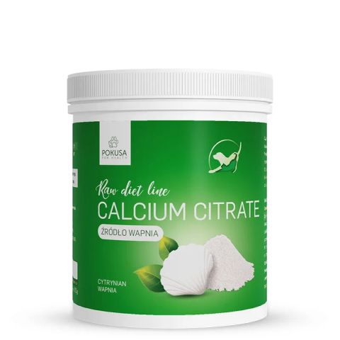 POKUSA RawDietLine Calcium Citrate - supplements for dogs and cats - 250g
