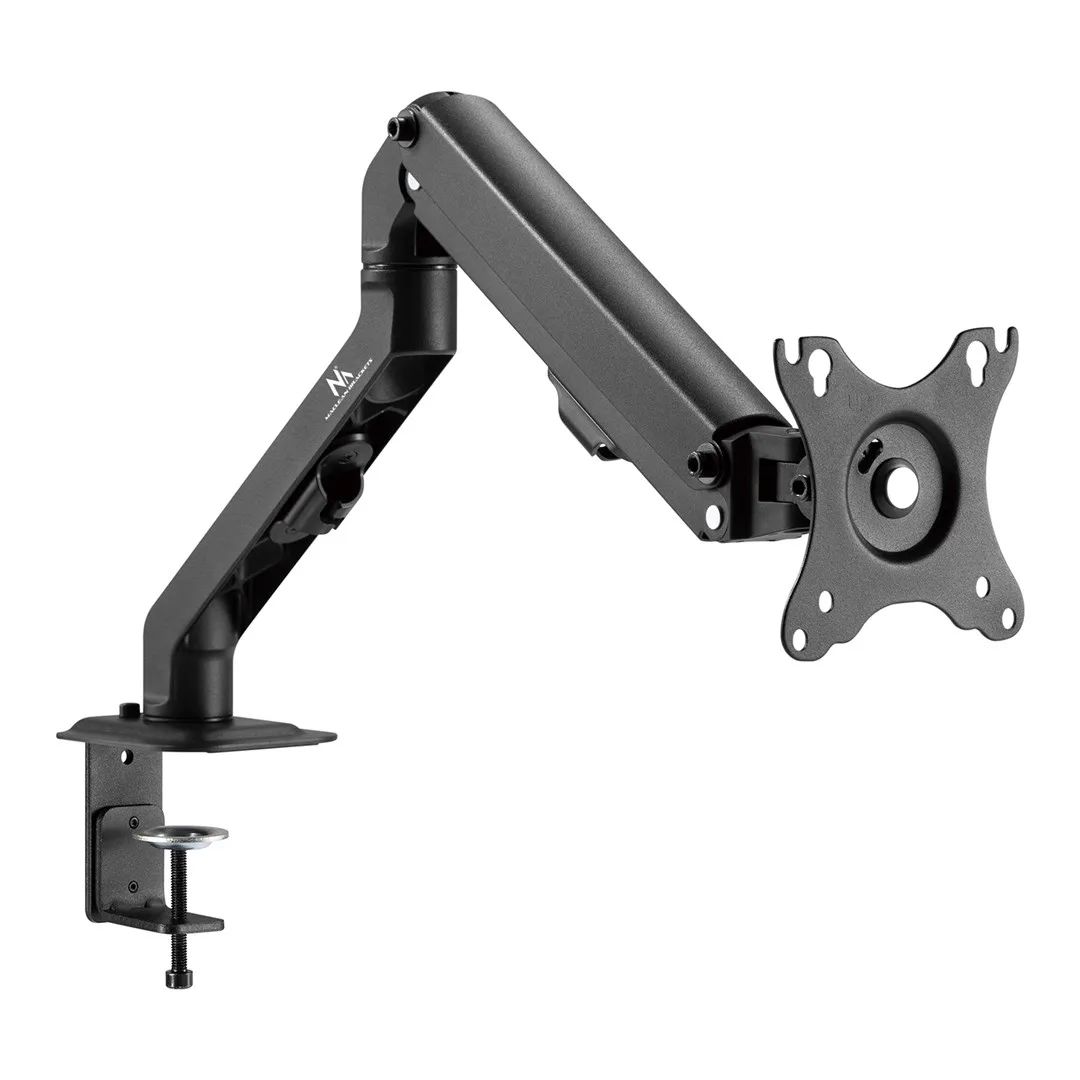Maclean MC-906 Monitor Mount Holder Desk Table Mount 17" - 27" Adjustable Rotatable VESA 7 kg