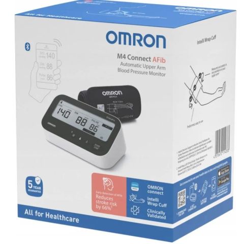 OMRON M4 Connect Afib Upper Arm Blood Pressure Monitor