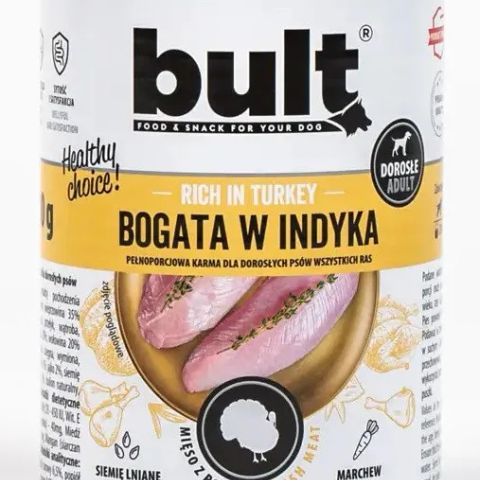 BULT Rich in turkey - Wet dog food - 800 g