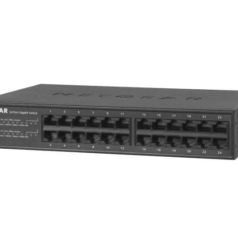 NETGEAR GS324 Unmanaged Gigabit Ethernet (10/100/1000) Black