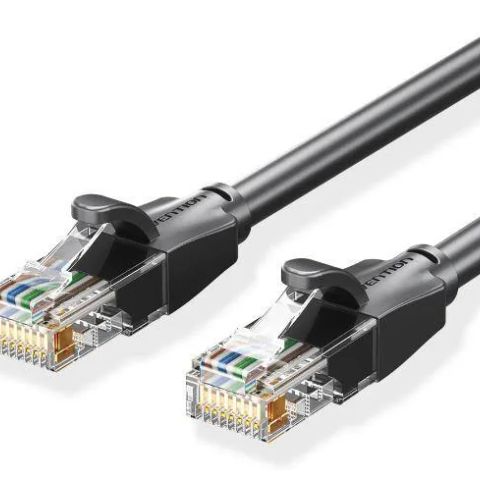 PATCH CABLE CAT.6 UTP/30M BLACK IBEBT VENTION