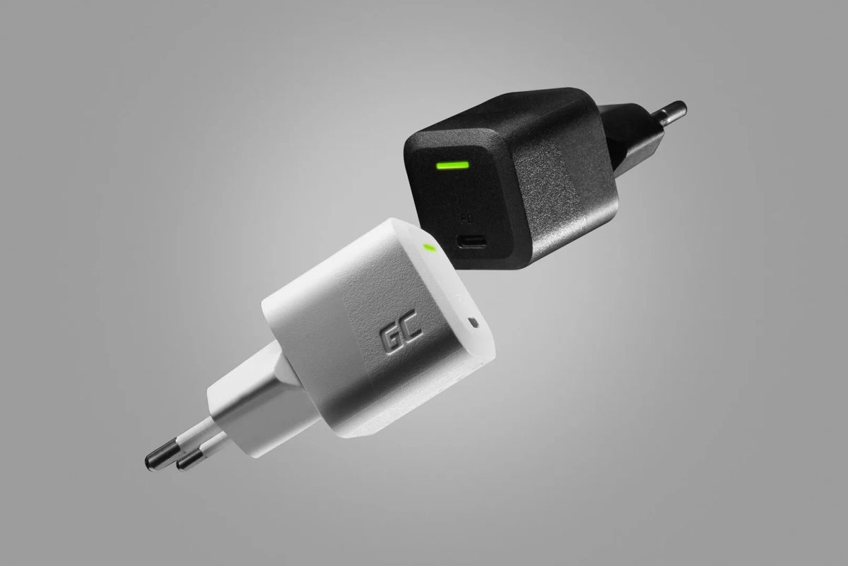 USB Charger Green Cell PowerGaN 33 W PD 3.0 QC 3.0 1x USB-C white