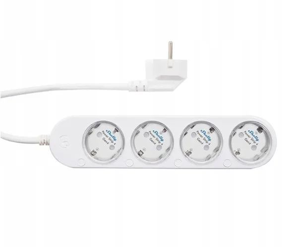 Smart power strip Shelly Power Strip 4 Gen4 White