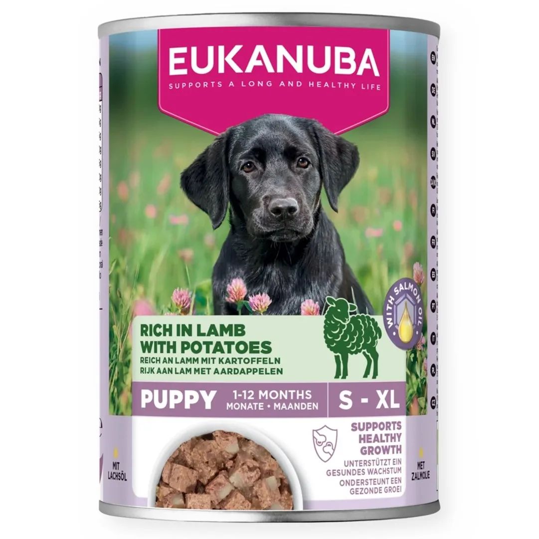 EUKANUBA Life Care Puppy Rich in lamb and potatoes - wet dog food - 400g