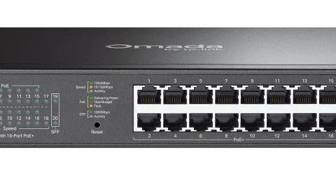OMADA ES220GP network switch Managed Gigabit Ethernet (10/100/1000) Power over Ethernet (PoE) Black