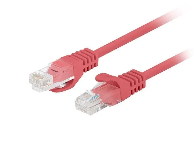 Fluke Passed Lanberg patchcord cat.6 UTP 1.5m red 10-pack