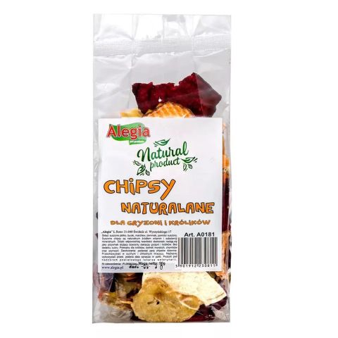 ALEGIA Natural chips - treat for rodents and rabbits - 90g