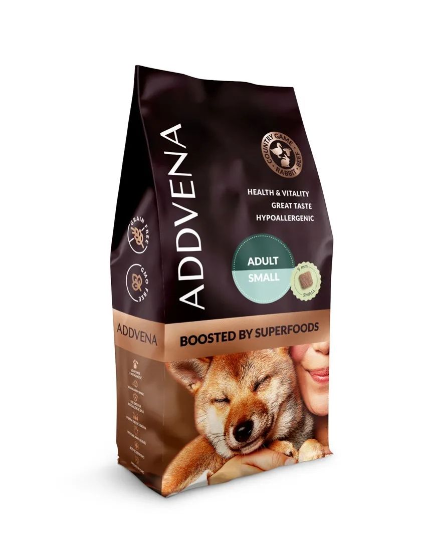 ADDVENA Boosted by superfoods Adult Small Beef - dry dog food - 10kg