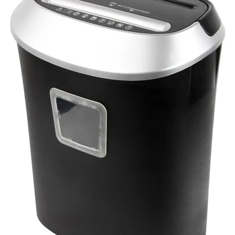 Shredder Activejet ASH-1201D, P-3, 25 l, 5x38 mm shreds, black and silver.
