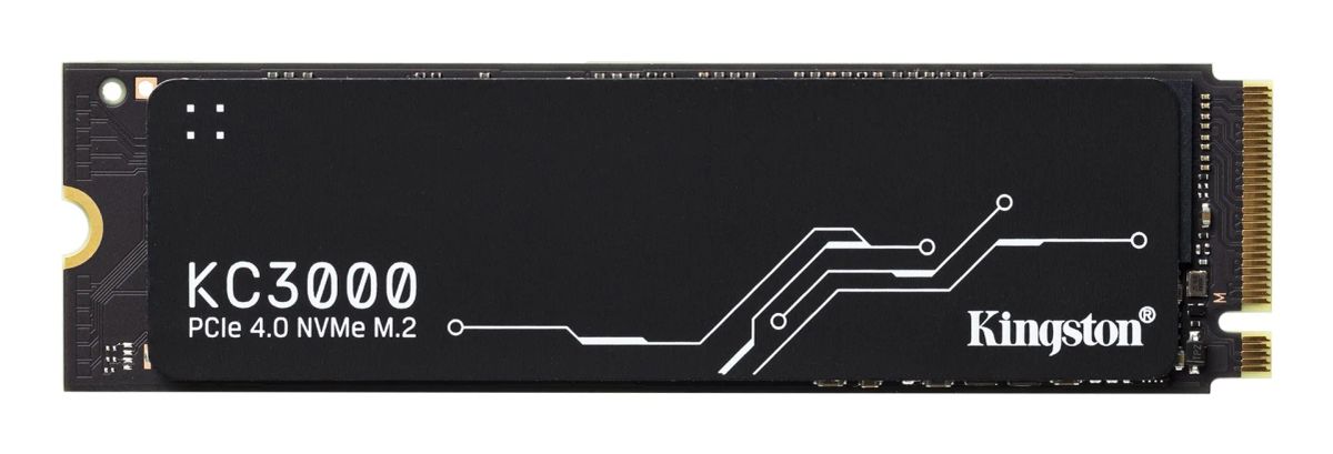 SSD|KINGSTON|KC3000|1TB|M.2|NVMe|3D TLC|Write speed 6000 MBytes/sec|Read speed 7000 MBytes/sec|TBW 800 TB|MTBF 1800000 hours|SKC3000S/1024G
