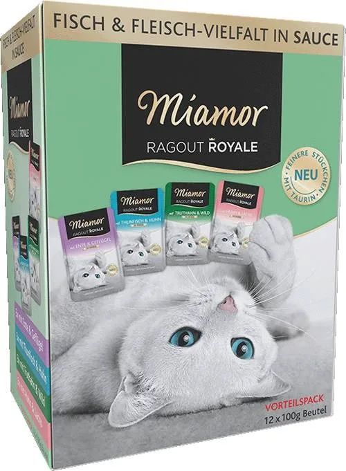 MIAMOR Ragout Royale Adult Mix in gravy - wet cat food - 12x100g