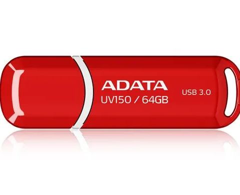 MEMORY DRIVE FLASH USB3.1 64GB/RED AUV150-64G-RRD ADATA