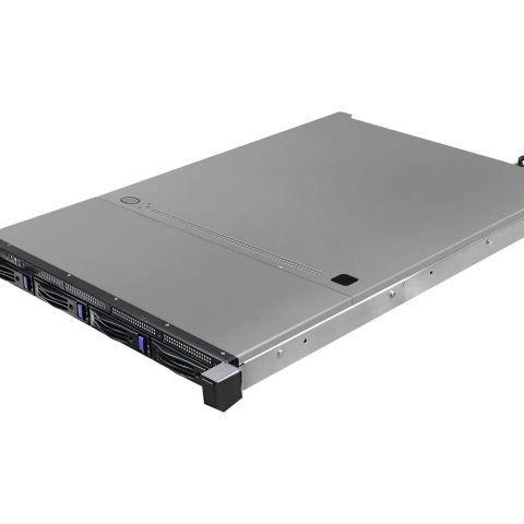 Asrock 1U4L-GENOA/2T server barebone AMD SoC LGA 6096 Rack (1U) Grey