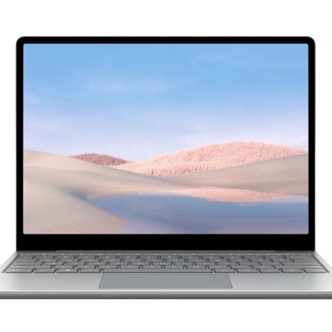 Microsoft Surface Laptop Go Intel® Core™ i5 i5-1035G1 31.6 cm (12.4") Touchscreen 8 GB LPDDR4x-SDRAM 256 GB SSD Wi-Fi 6 (802.11ax) Windows 10 Pro Platinum