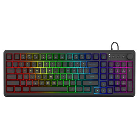 Savio Galaxis keyboard Gaming USB QWERTY US English Black