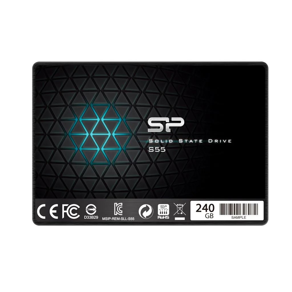 Silicon Power | Slim S55 | 240 GB | Solid-state drive interface SATA | Read speed 550 MB/s | Write speed 450 MB/s