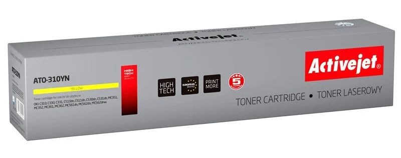 Activejet ATO-310YN Toner (replacement OKI 44469704; Supreme; 2000 pages; yellow)