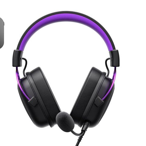 Havit H2002C+U - gaming headphones (black and purple)