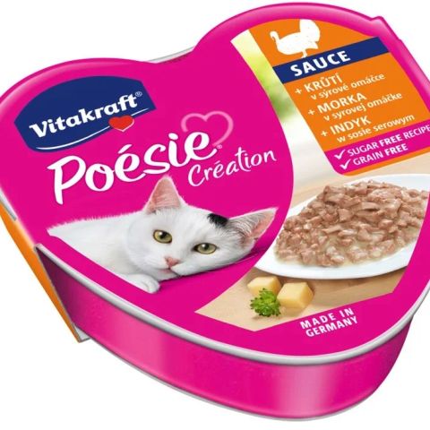 VITAKRAFT POESIE CREATION SOS turkey/cheese - wet cat food - 85 g